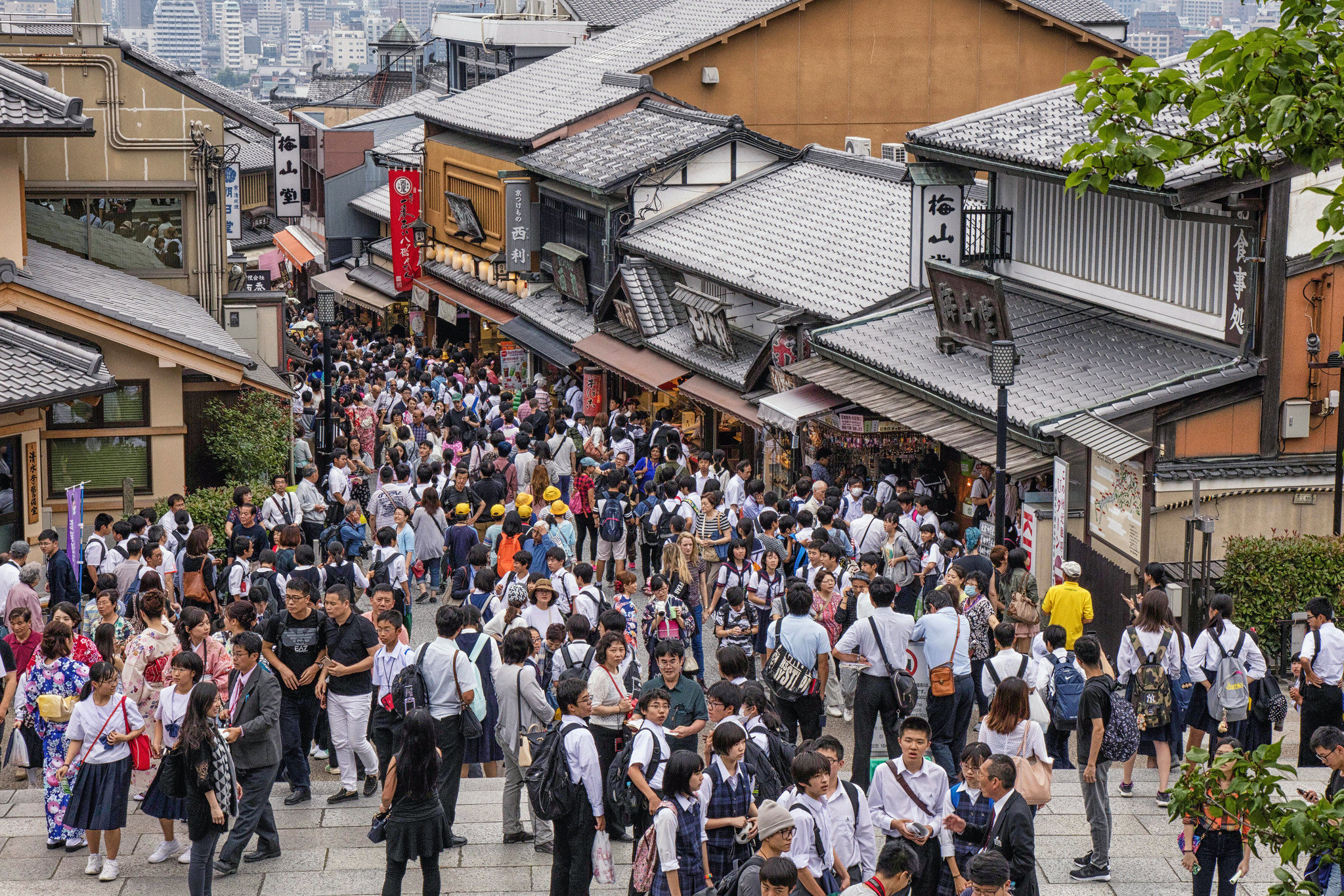 Kyoto during peak season!